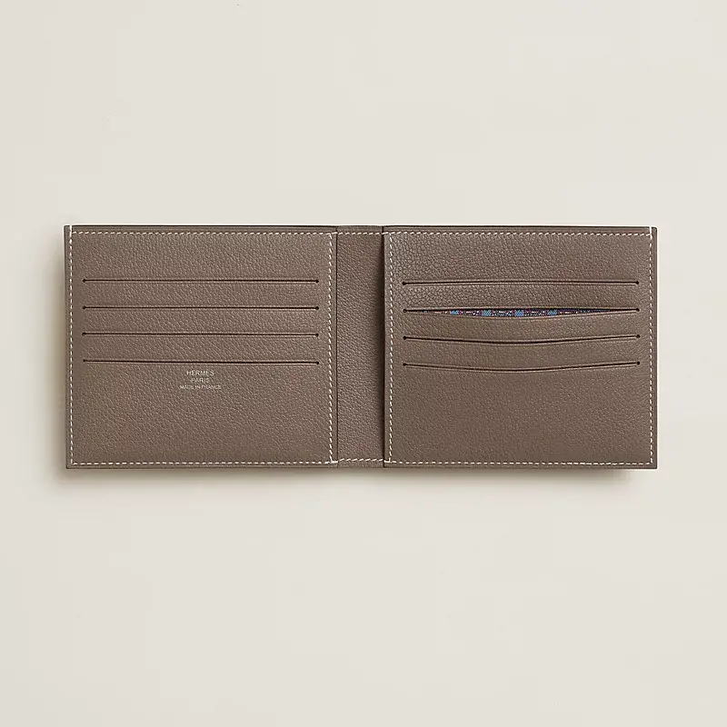Hermès Citizen Twill Compact Card Holder - Epsom